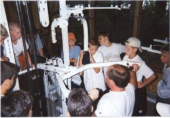 weightroom Residential Boys Camp Activities | Camp Tecumseh